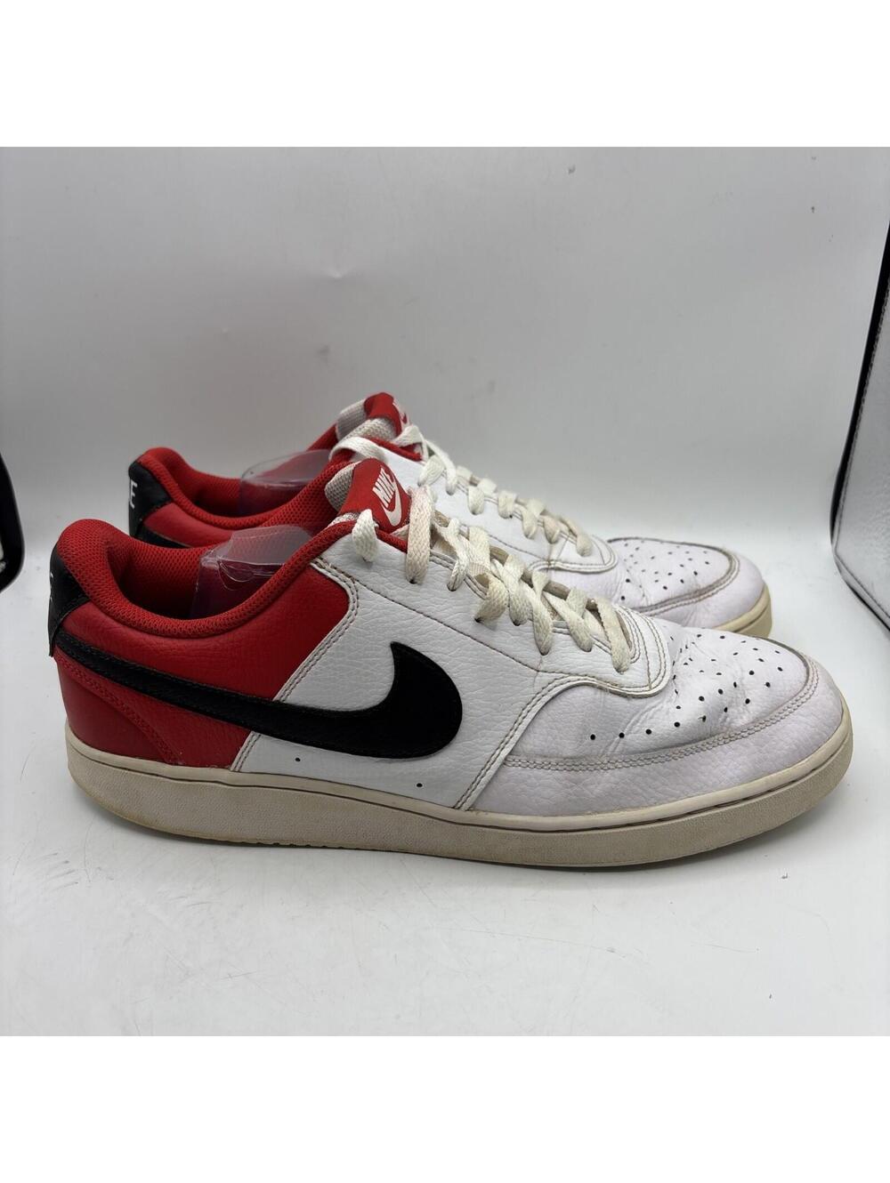 Nike Court Vision Low Top sneakers University Red shoes DH0851-100 men's Size 13 - Picture 2 of 14